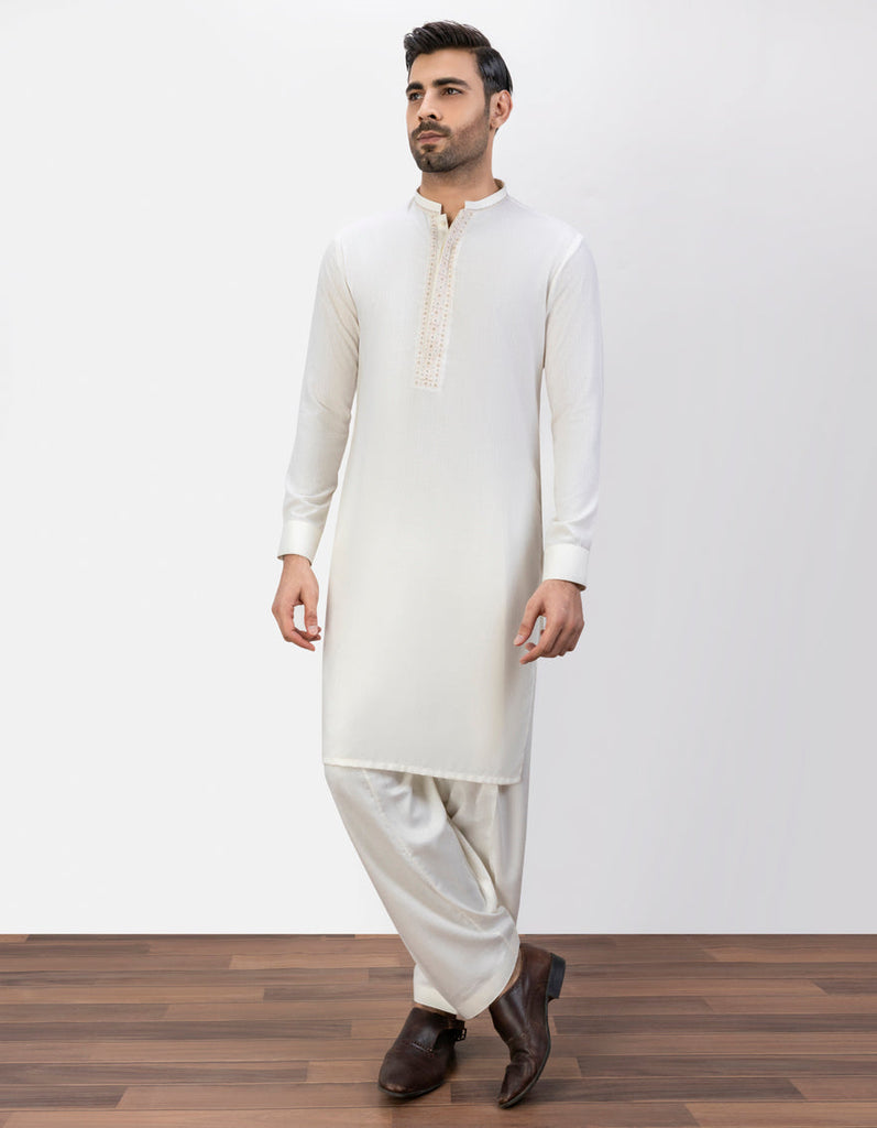 White salwar kameez sales men